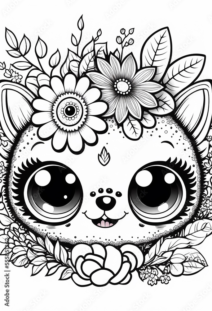 cute animals for coloring