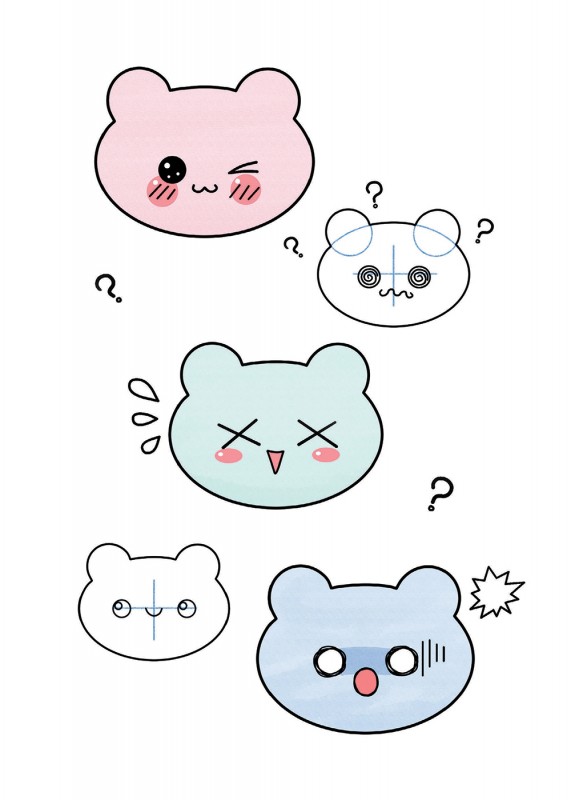 cute drawings steps