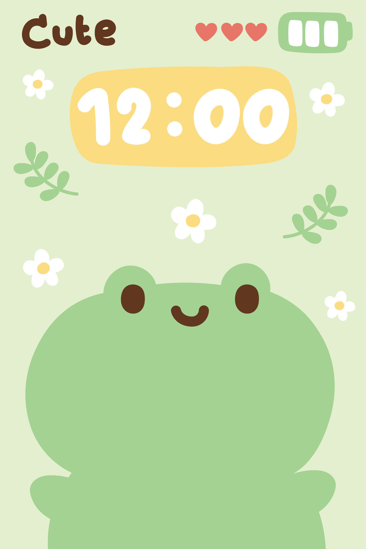 cute frog wallpaper