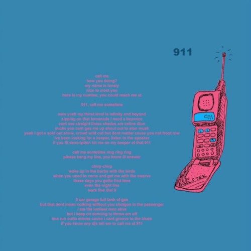 tyler the creator 911 mr lonely lyrics