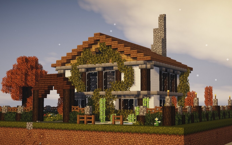 minecraft house schematic