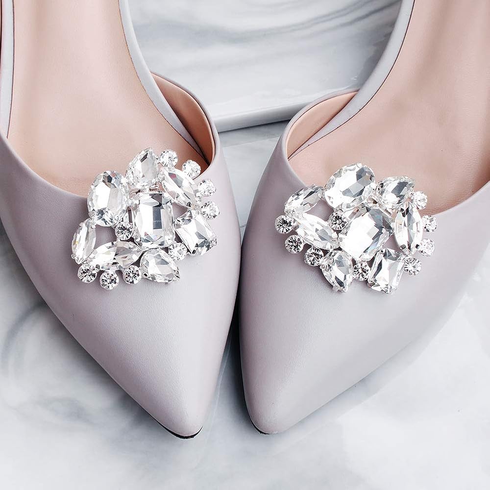 bridal shoe clips