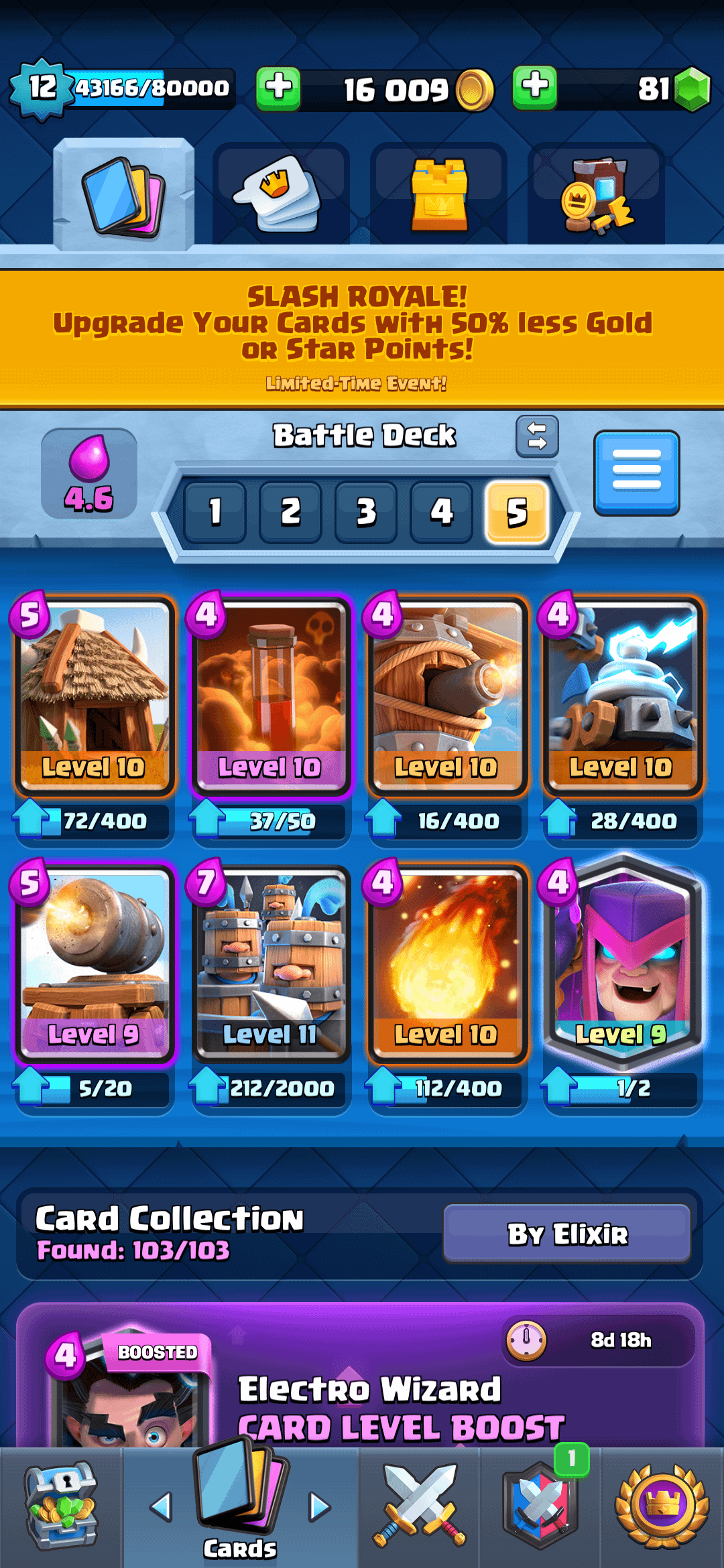 triple elixir deck