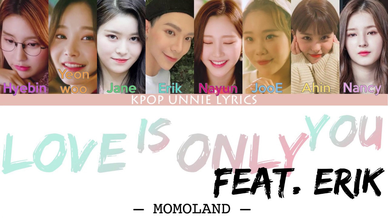 love is only you momoland lyrics