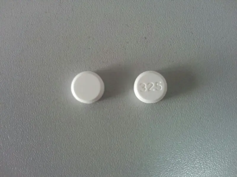 white round pill 325