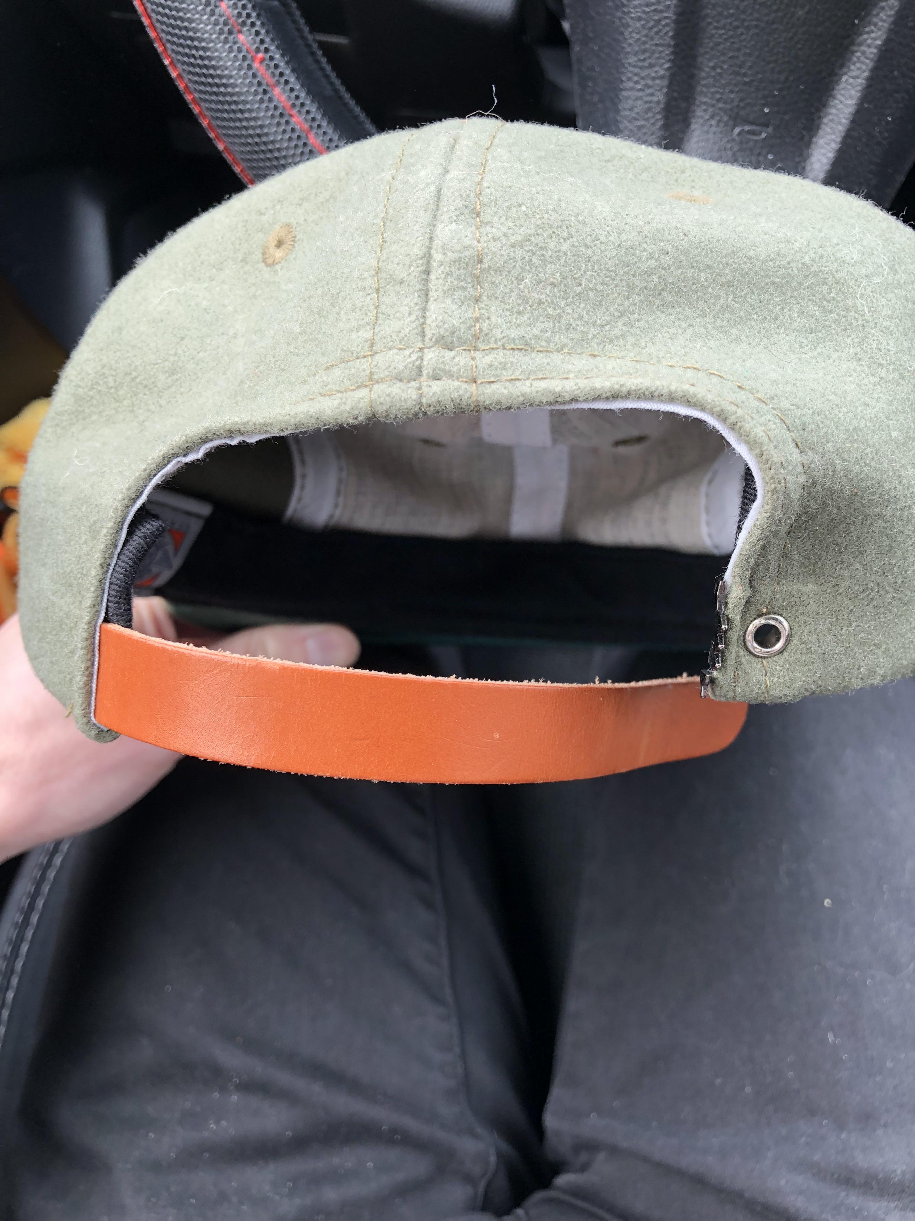 how to fix snapback hat strap