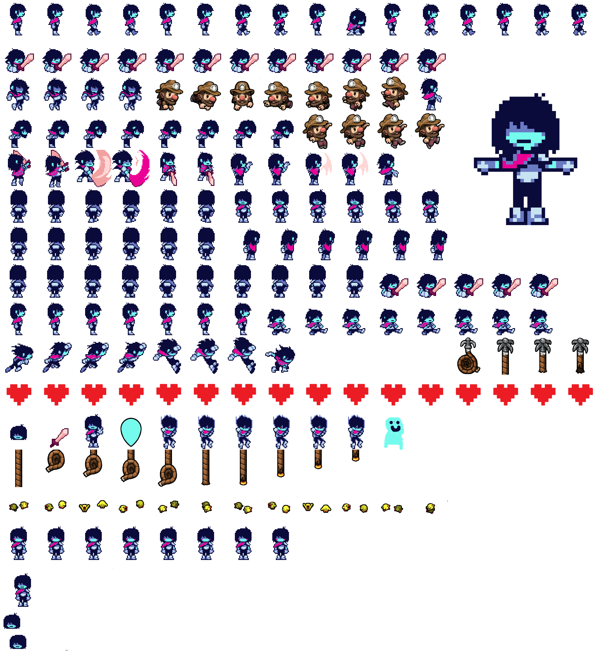 kris deltarune sprite