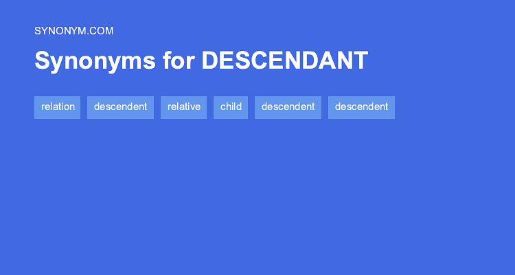 descendant synonyme