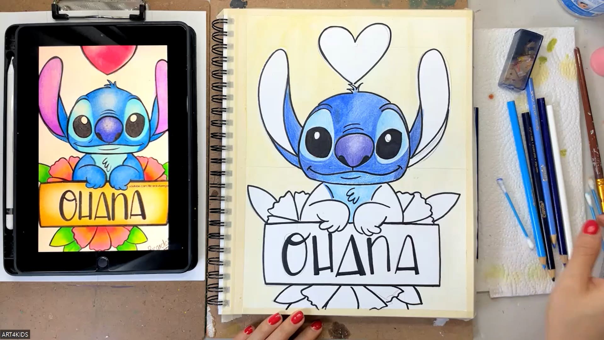 stitch en dibujo