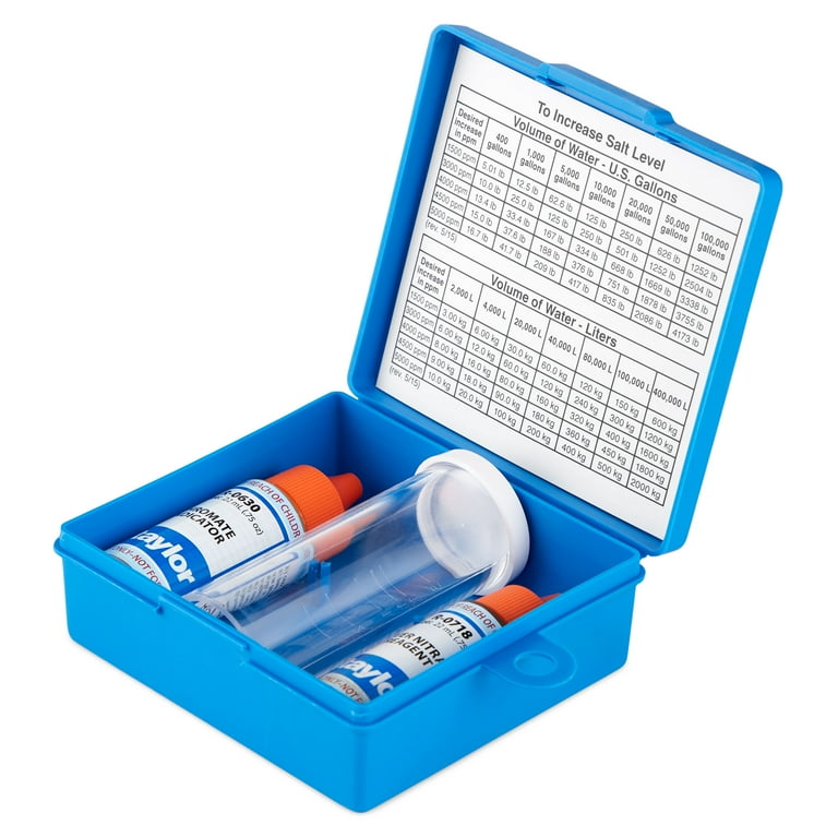 swimming pool salt water test kit