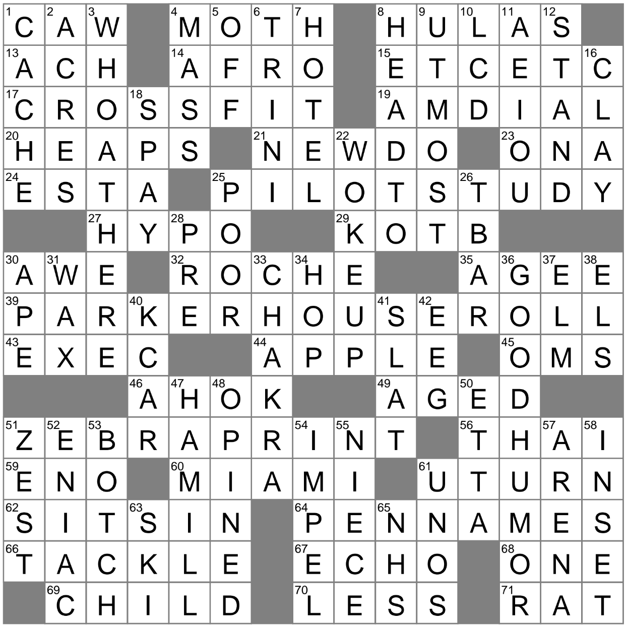 crossword clue fragrant