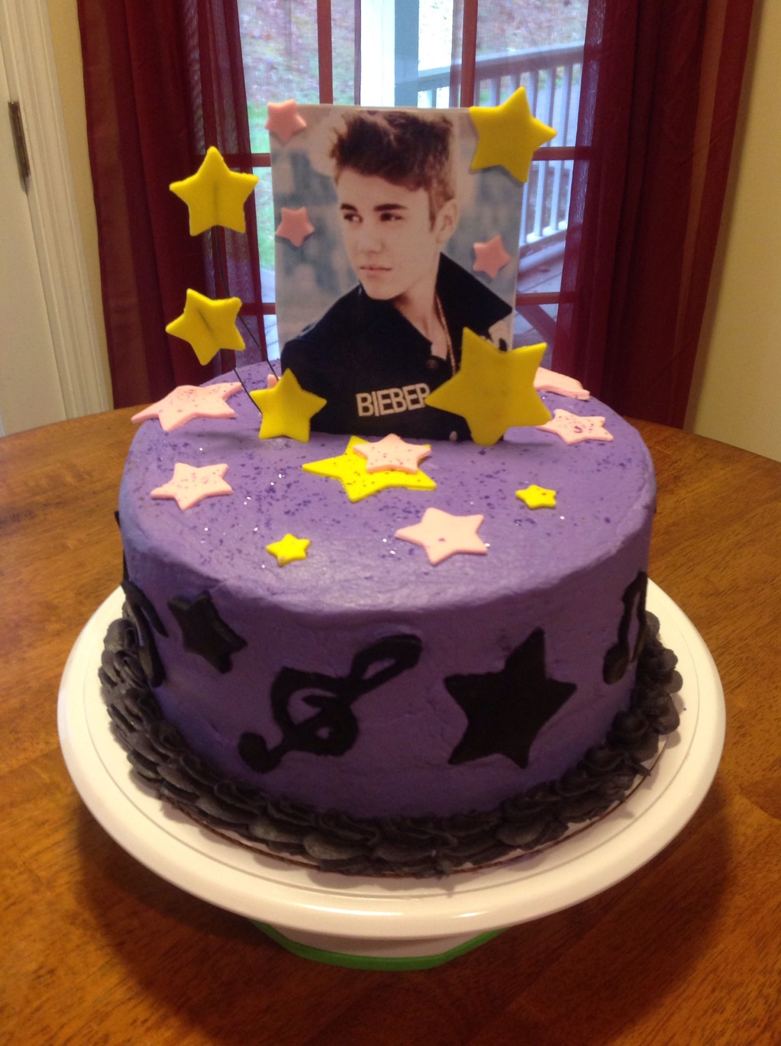 pastel de justin bieber