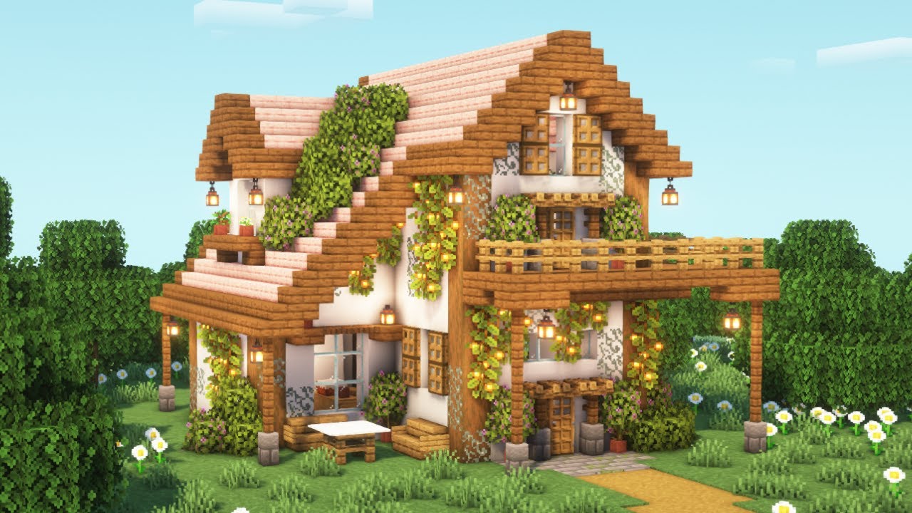 minecraft cottagecore house