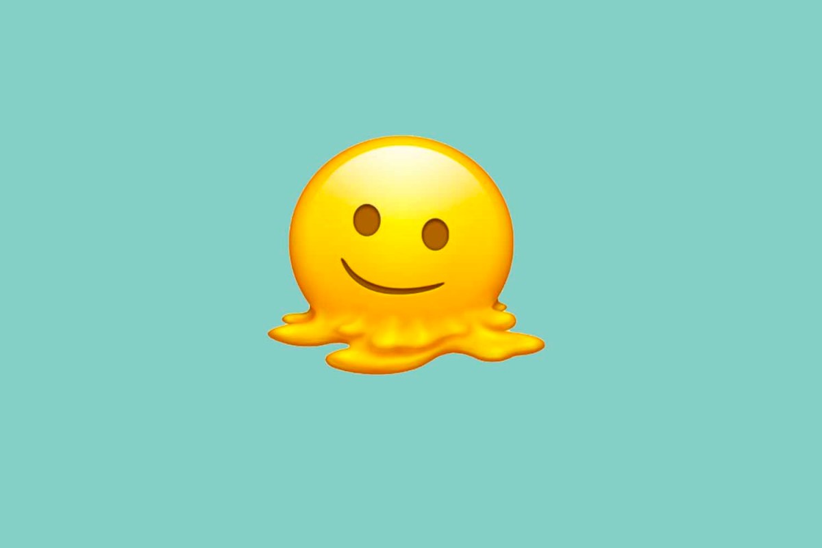 melt face emoji