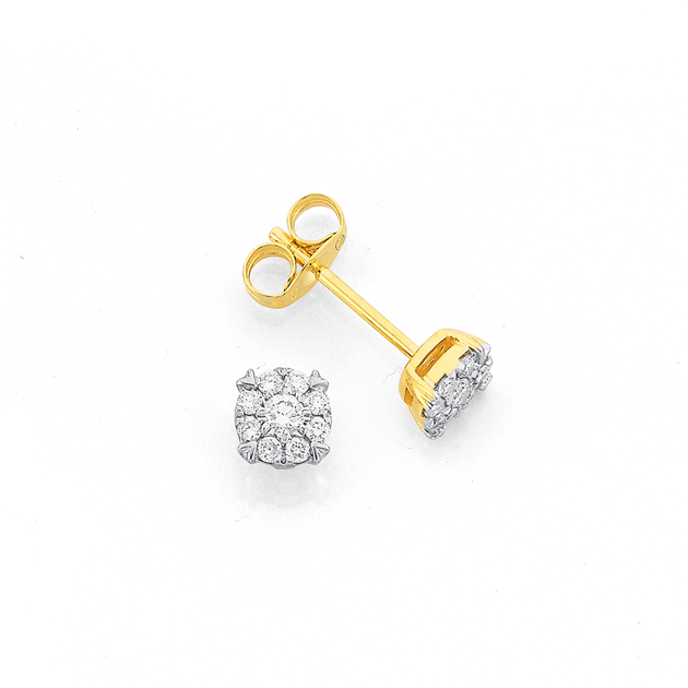 prouds diamond earrings