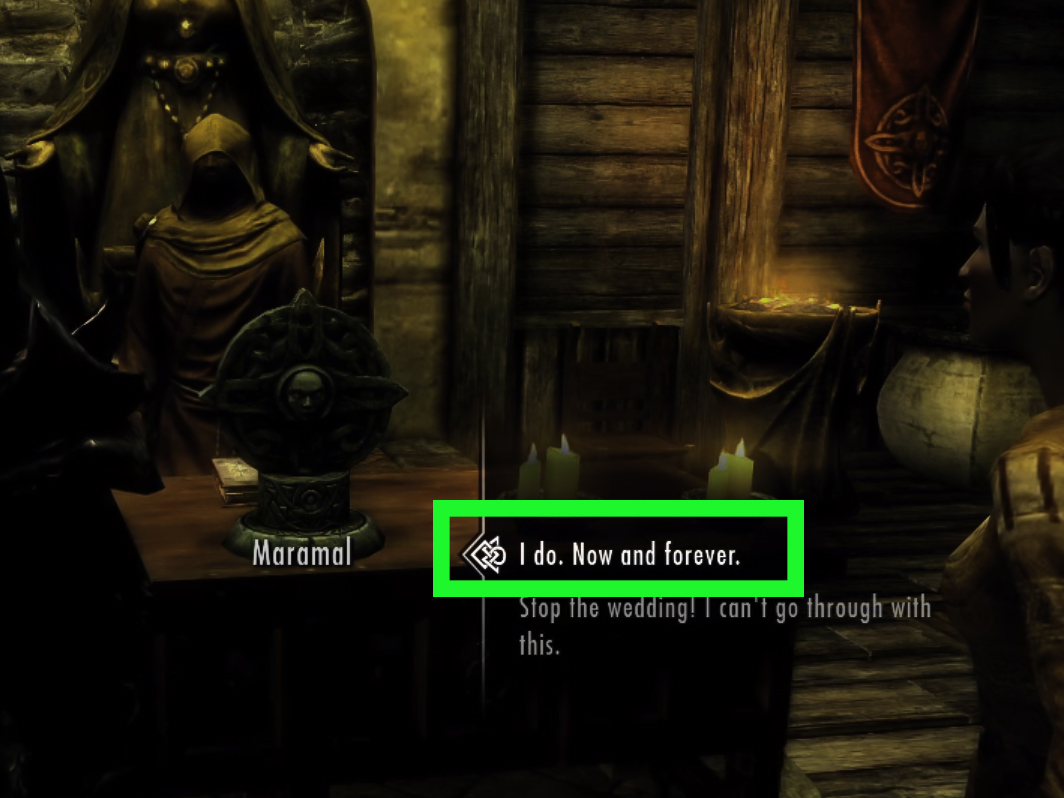 skyrim can you marry