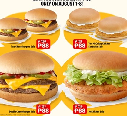 cheeseburger mcdo price philippines