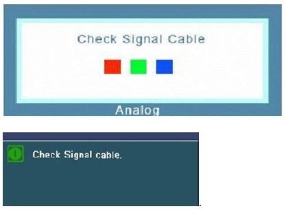 samsung check signal cable