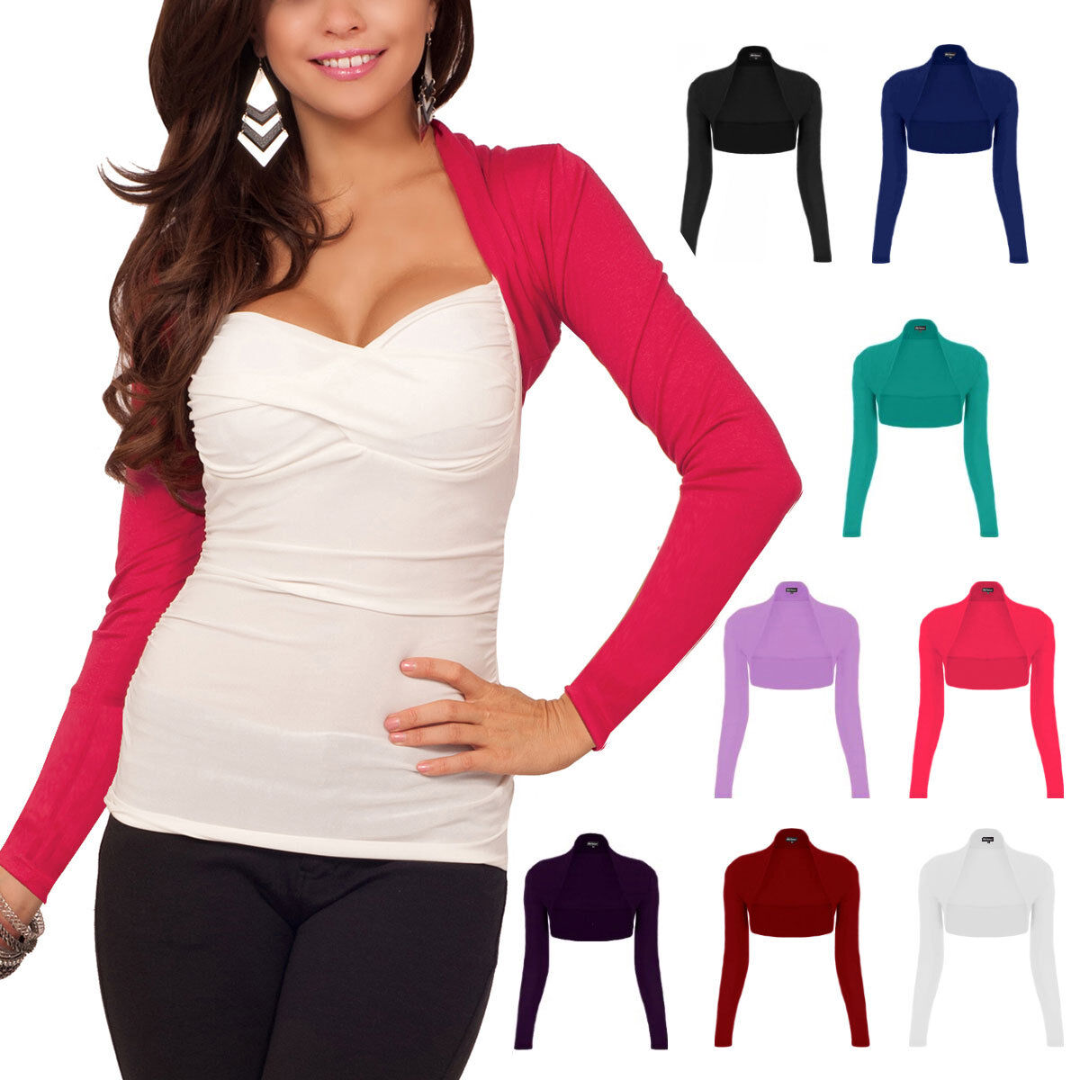 bolero jacket long sleeve