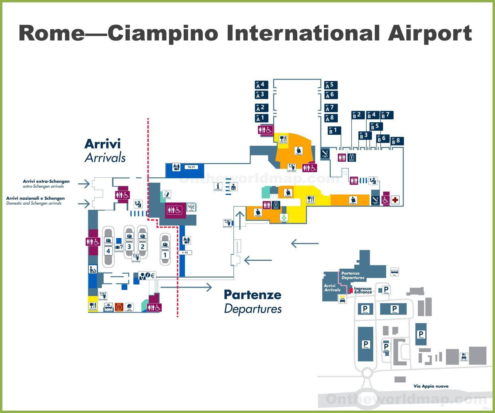 ciampino airport to rome train