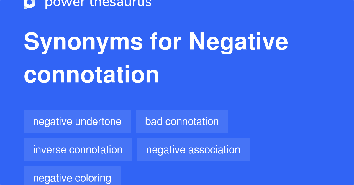 negatively synonyms