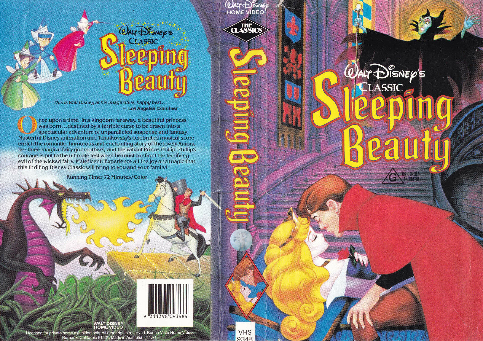 sleeping beauty on vhs