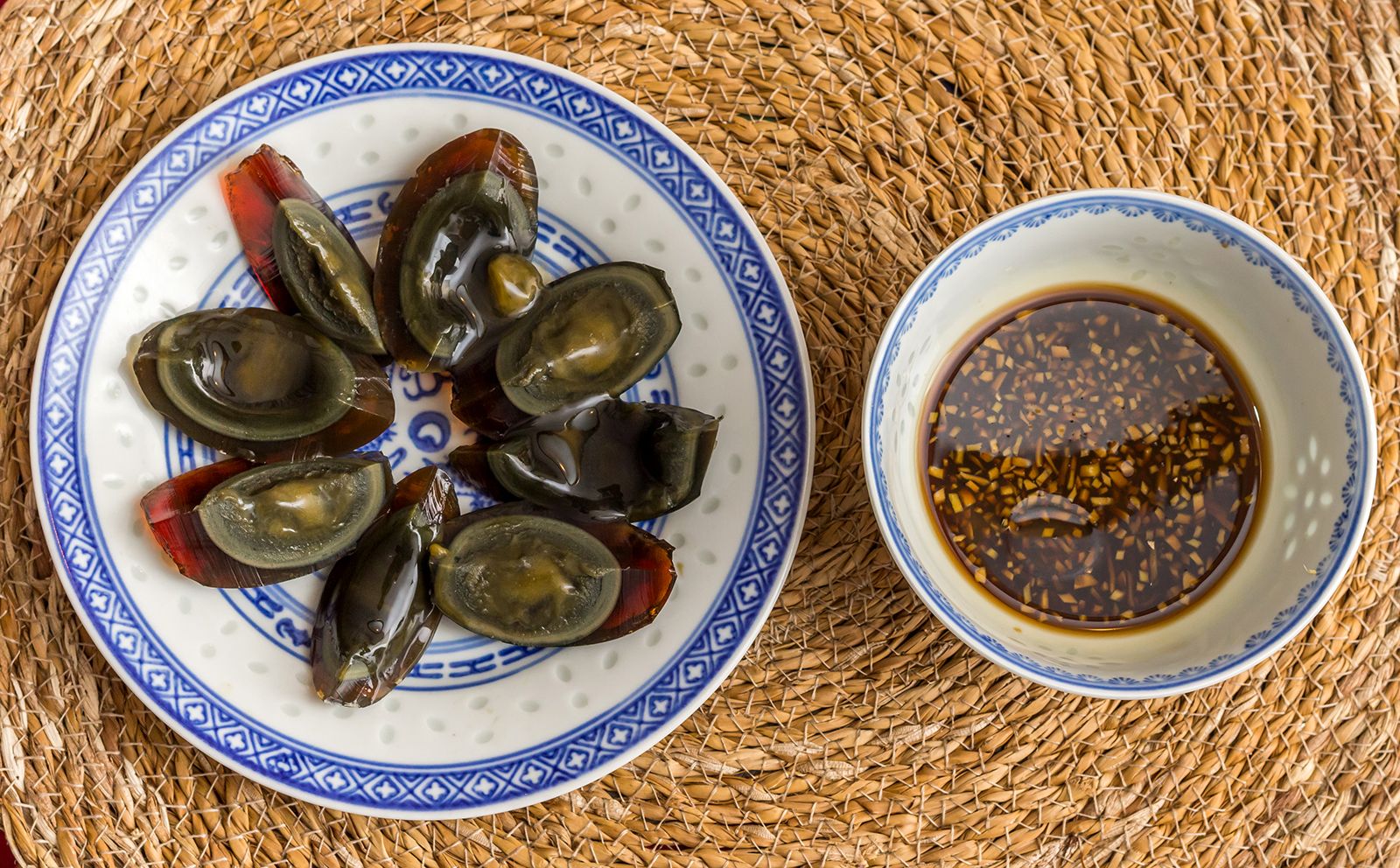 century old egg taste