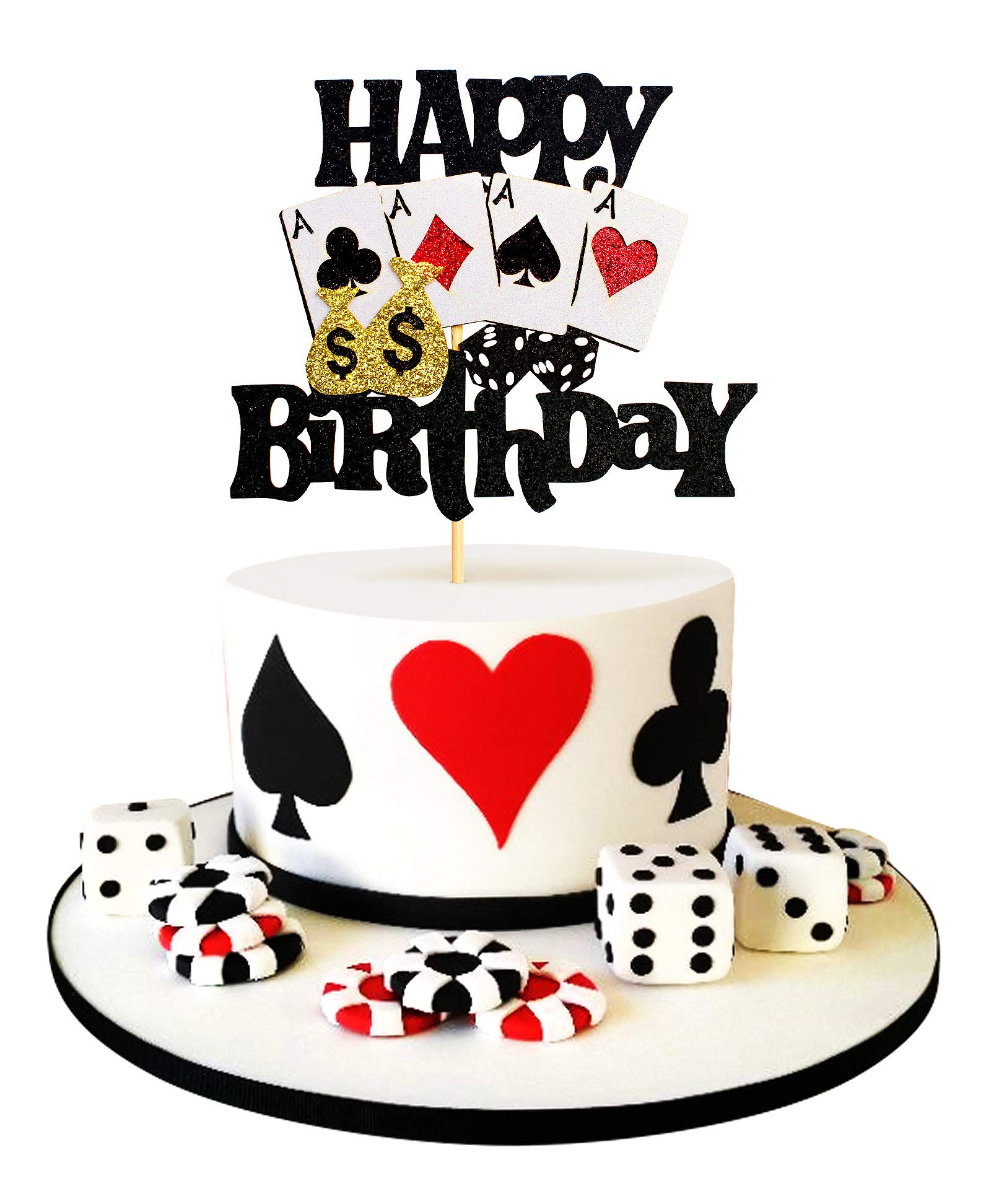 playing cards cake design