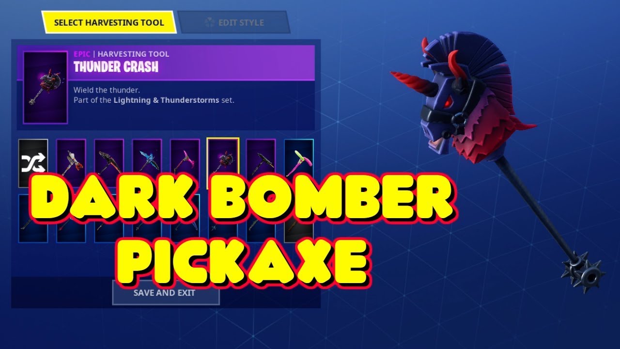 dark bomber pickaxe