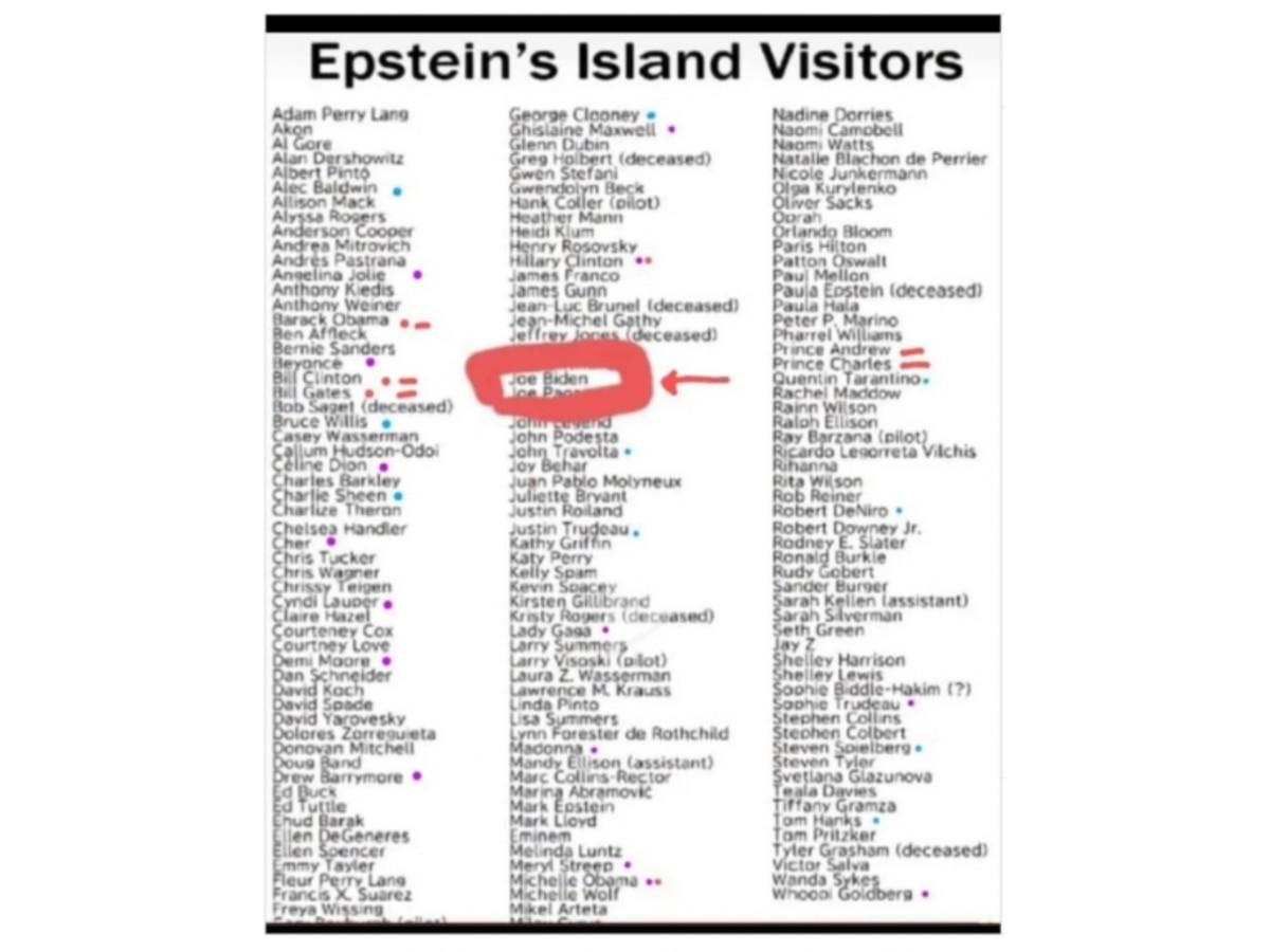 epstein island visitors