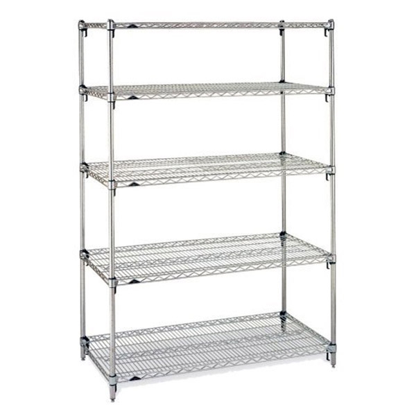 stainless wire shelving