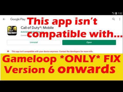 gameloop this app isn t compatible