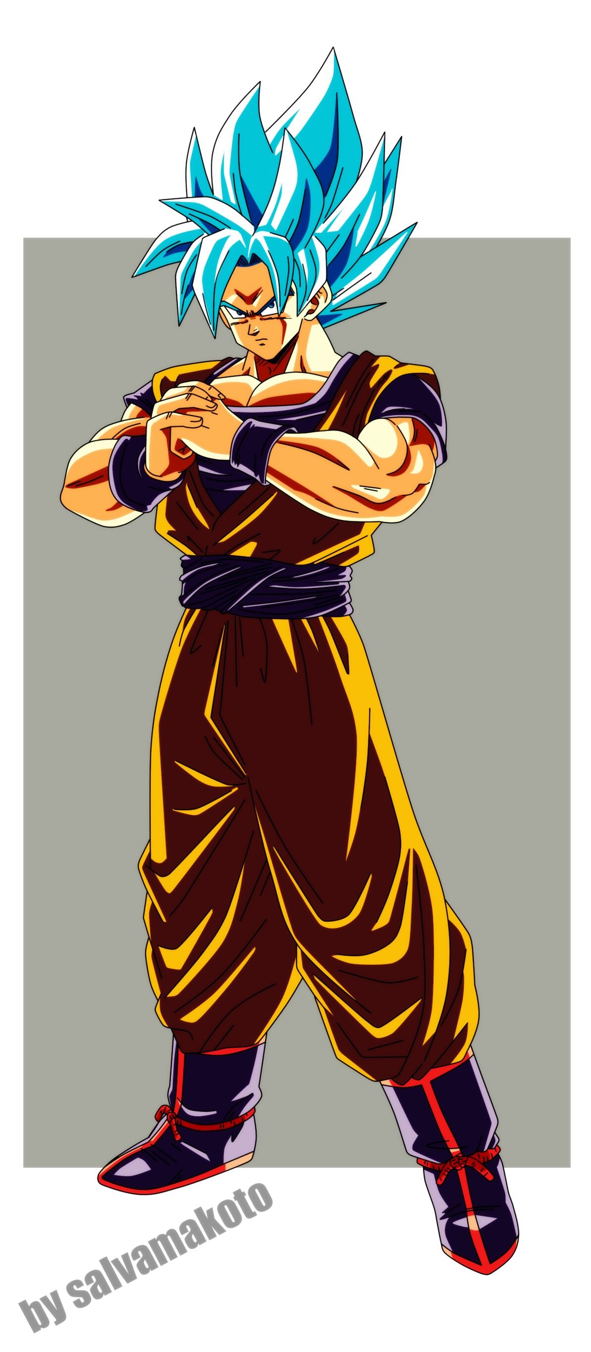 dbz goku ssj blue