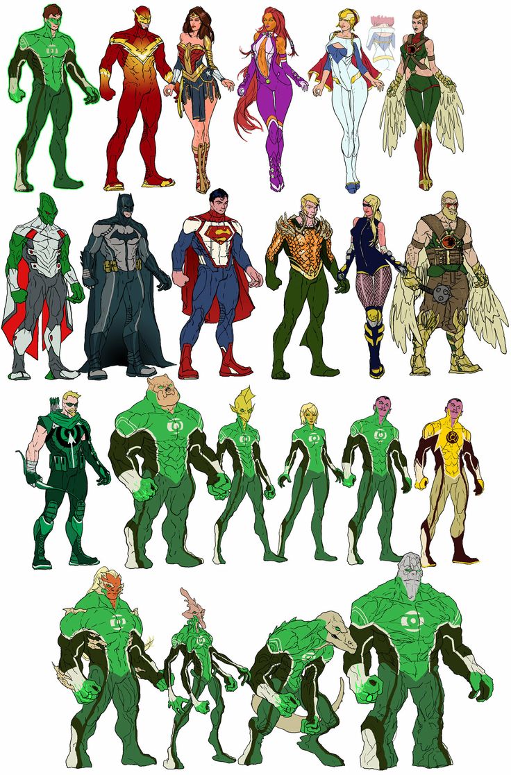 dc comic characters