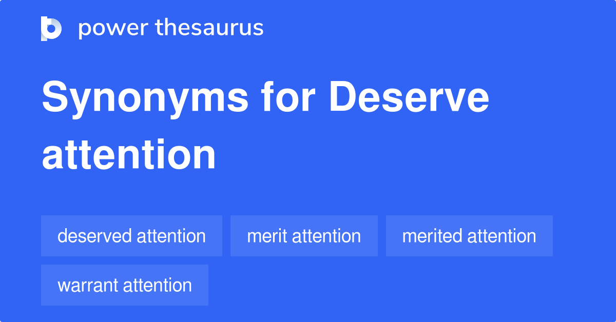 deserve synonym