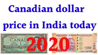 canadian dollar to india