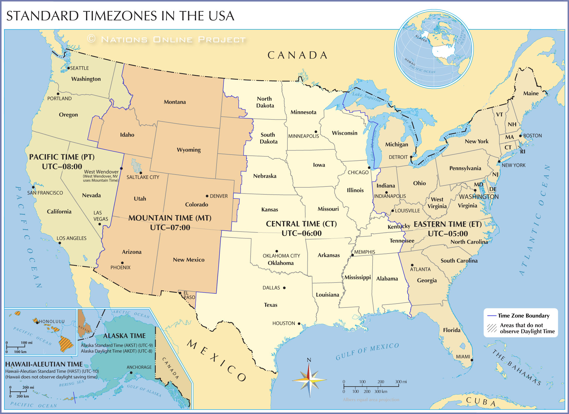 us eastern time zone