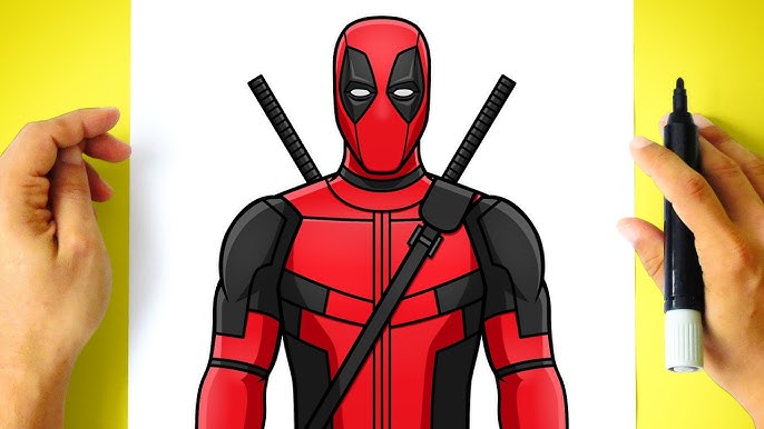 deadpool para dibujar