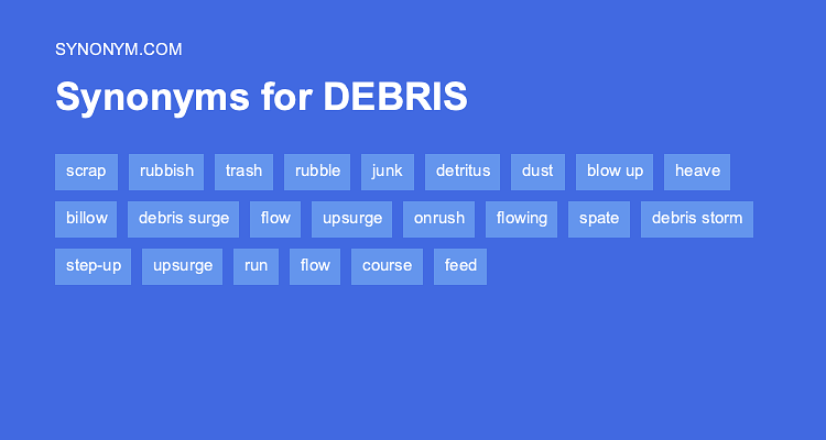 debris thesaurus