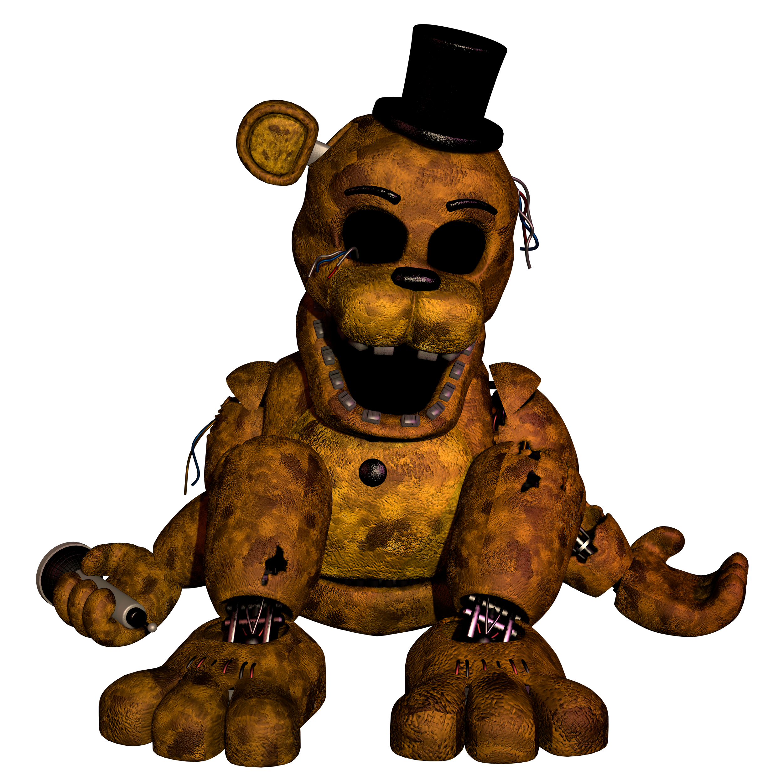 whitered golden freddy