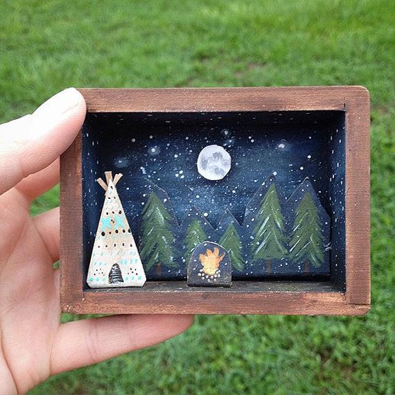 night sky diorama