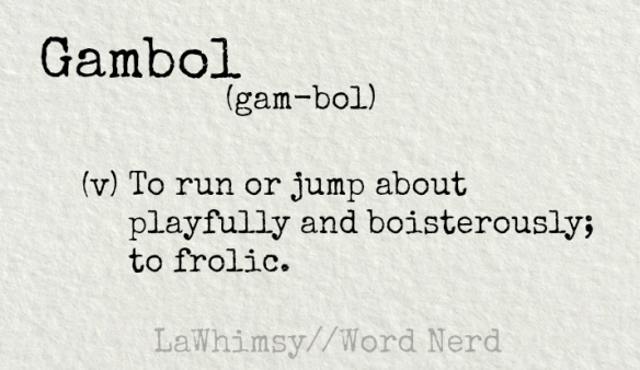 definition gambol