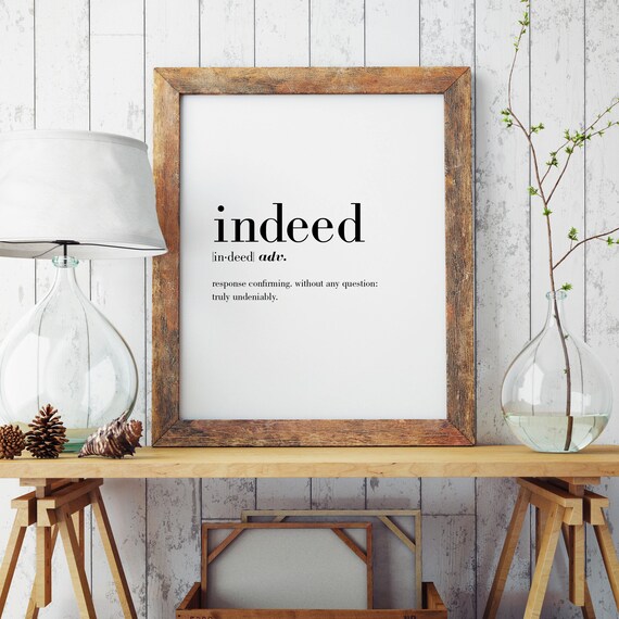 definition of indeed