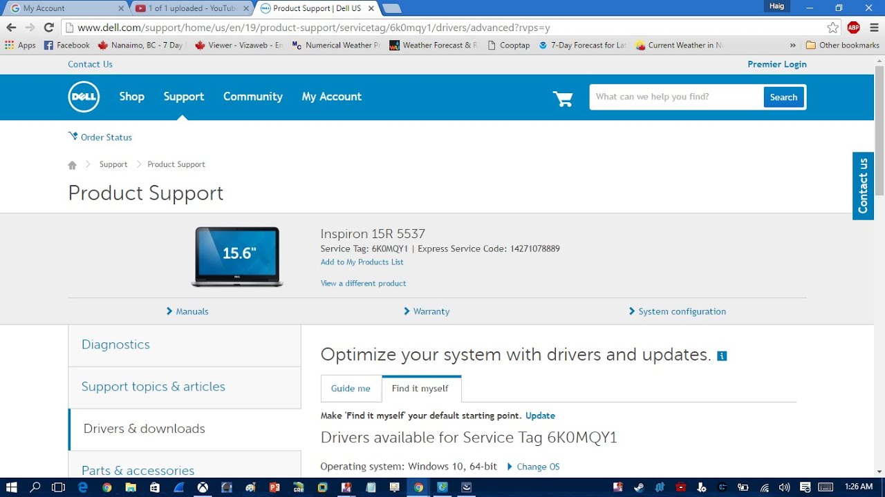 dell computer driver updates