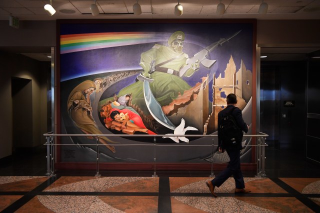 denver airport murals