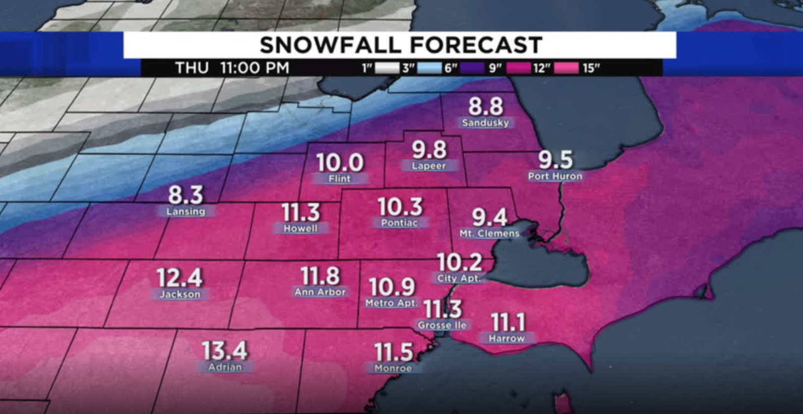 detroit area weather forecast