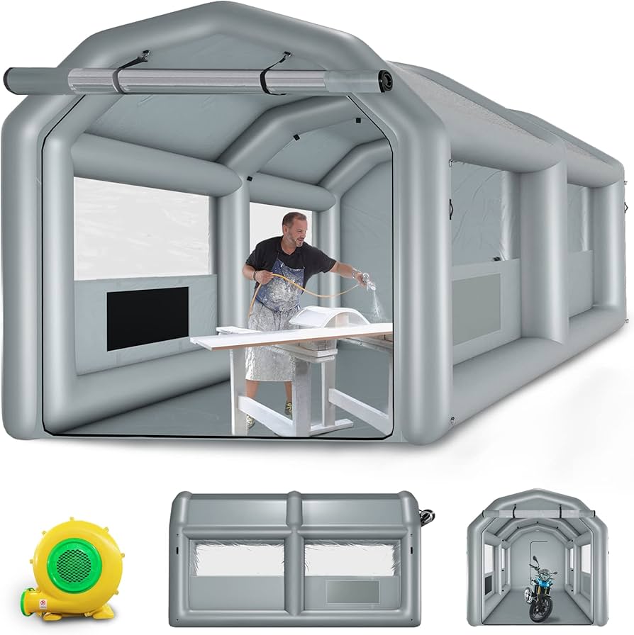 inflatable paint booth