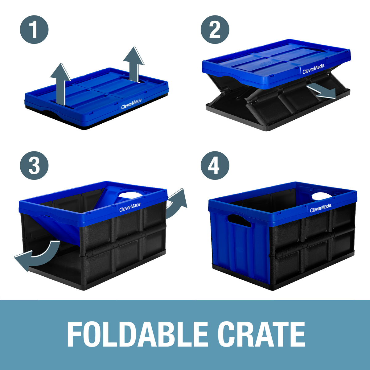 collapsible storage bins