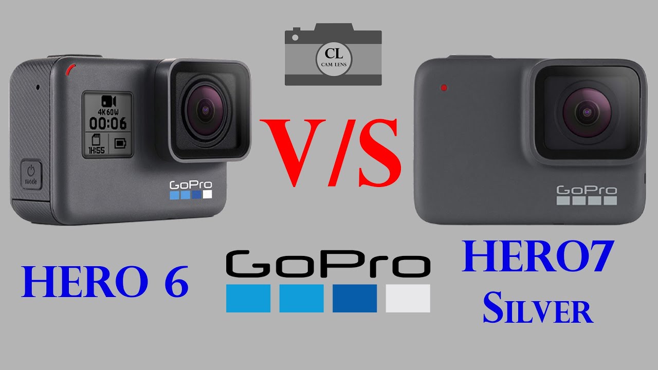 gopro hero 6 black vs gopro hero 7 silver