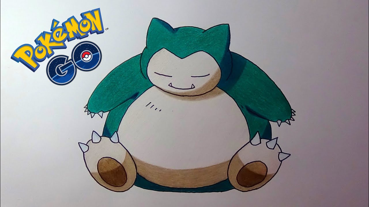 dibujo snorlax